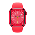 Умные часы Apple Watch Series 8 GPS, 41mm, Aluminium Case with Sport Band S/M, Red (Красный)