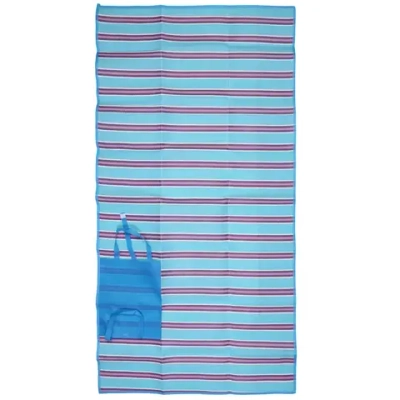 Коврик складной для пляжа и пикника Отпуск 180*90 см, голубой