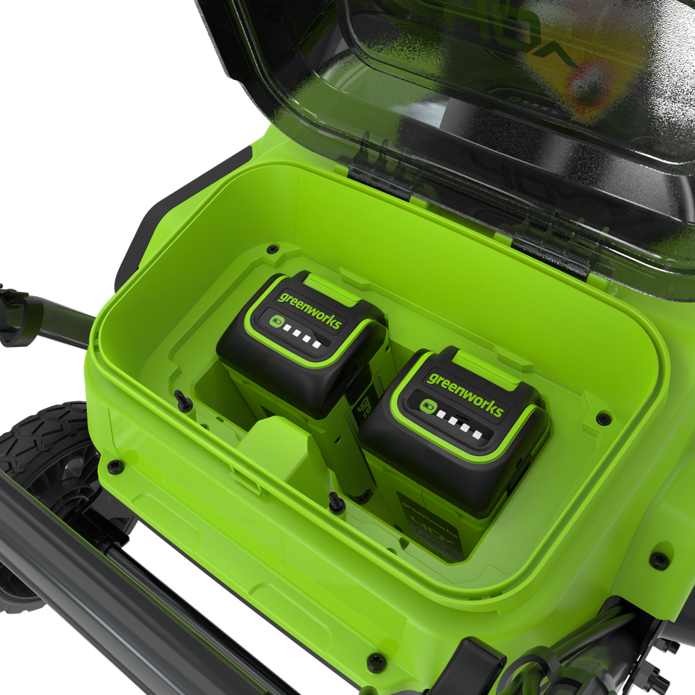 Снегоуборщик аккумуляторный бесщеточный Greenworks GD40STX2, 40V, 51 см, с 1хАКБ 8 Ач и ЗУ (2603407UH)