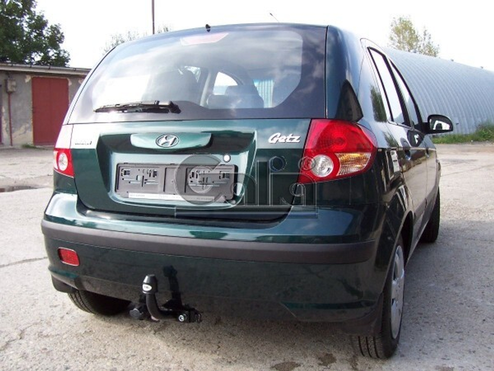 Фаркоп оцинкованный Galia H055A для Hyundai Getz 2003-2005(паспорт и сертификат в комплекте)(без электрики)