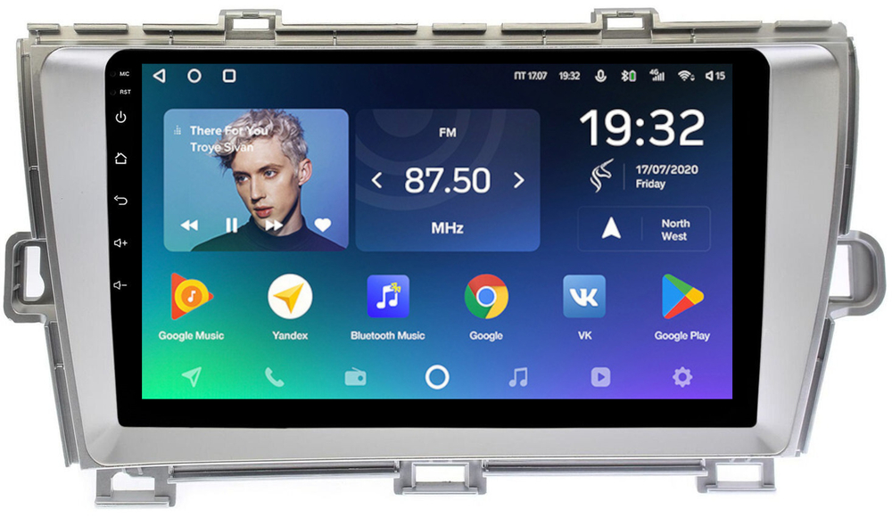 Магнитола для Toyota Prius 30 2009-2015 (правый руль) - Teyes SPRO+ Android 10, ТОП процессор, 4-32, SIM-слот