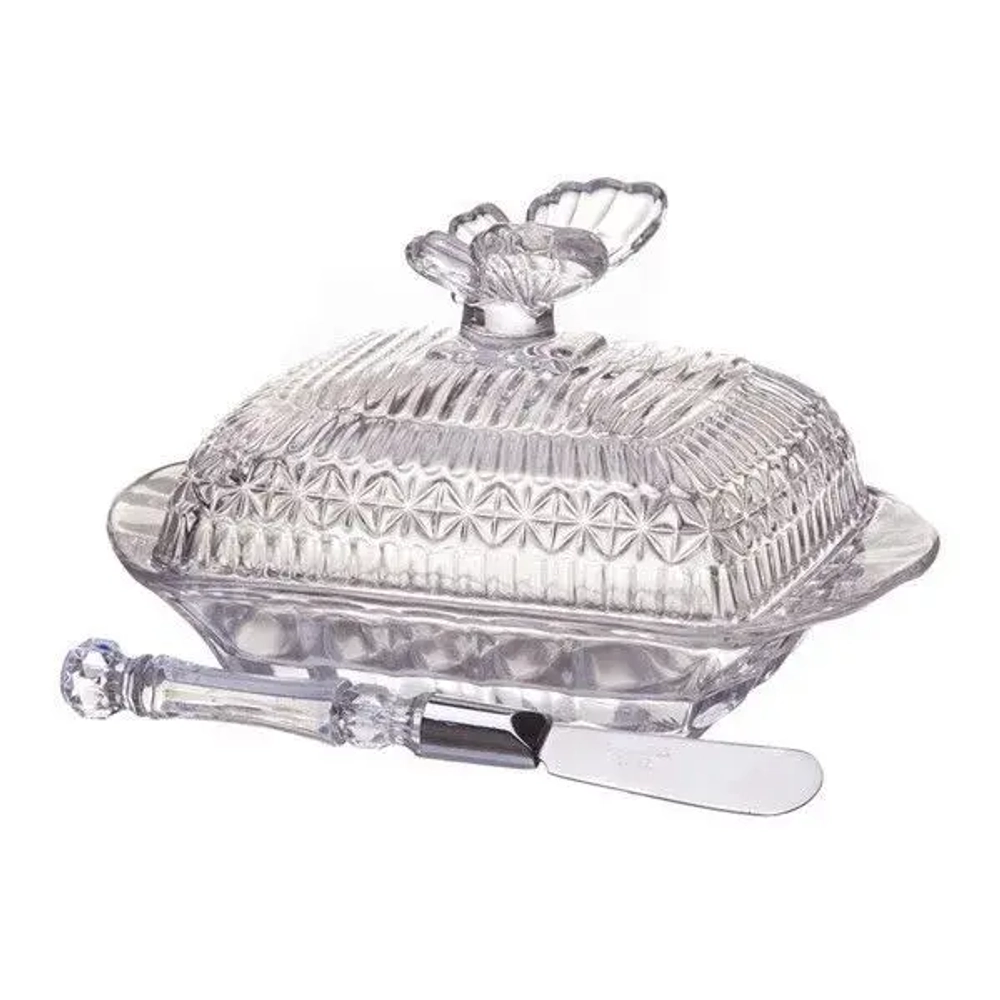 Масленка коллекция муза 11*17 см.+нож Е01-072