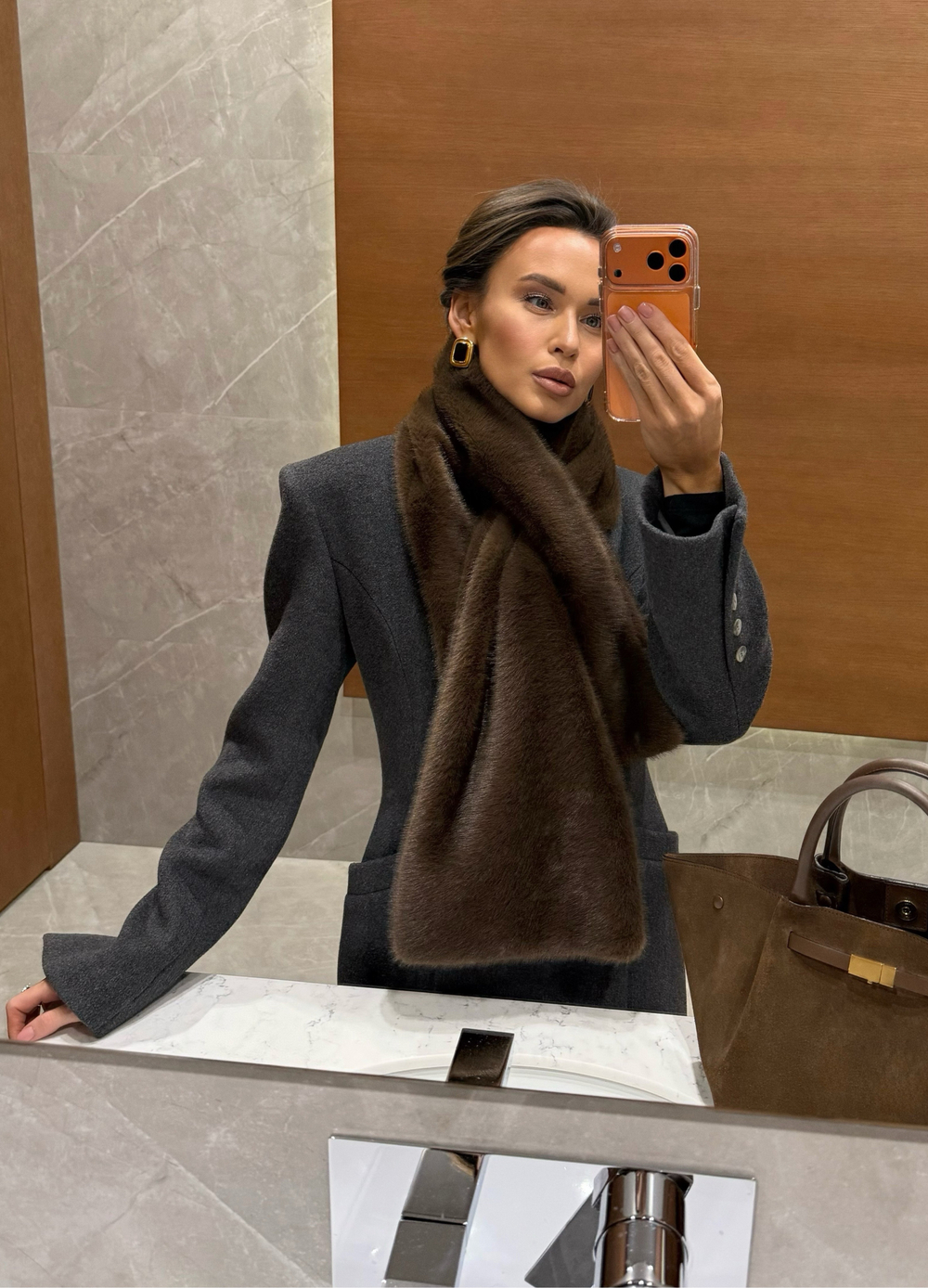 Серьги с черным ониксом