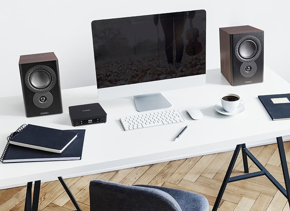 Активная акустика Mission LX Connect Walnut Pearl