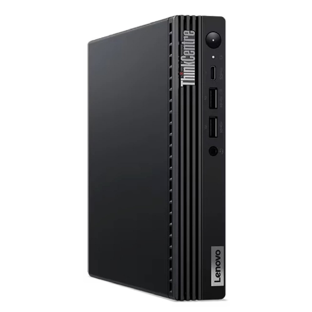 Компьютер Lenovo ThinkCentre M70q Gen 4 Tiny [12E4SAVV01] Black (Core i3-13100T / 8Gb / SSD256Gb / VESA / ru kb / m / noOS)