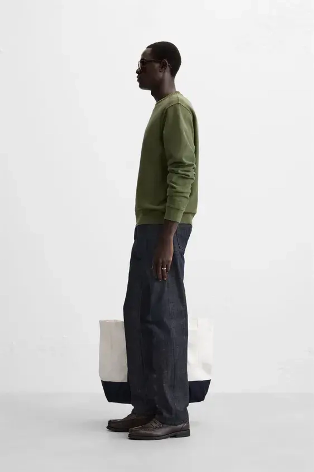 ZARA ТОЛСТОВКА ИЗ ТКАНИ С ЭФФЕКТОМ ПОТЕРТОСТИ, ЗЕЛЕНЫЙ