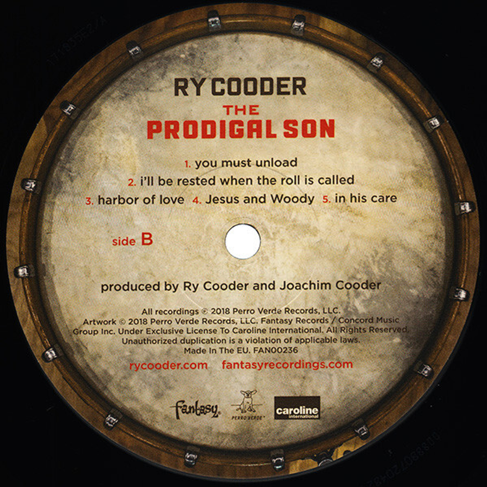 Ry Cooder / The Prodigal Son (LP)
