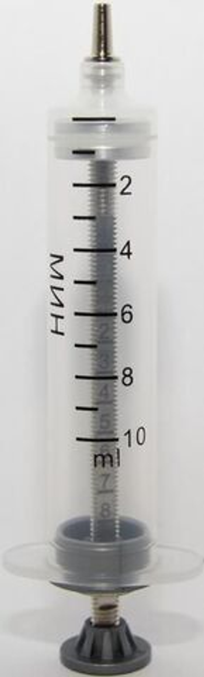 Шприц Рекорд 10 мл с полимерной колбой Ш-162