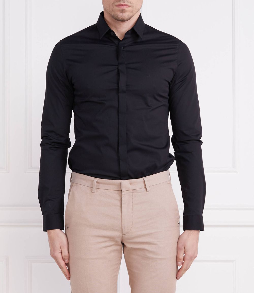 рубашка poplin Calvin Klein - черный(K10K109891)