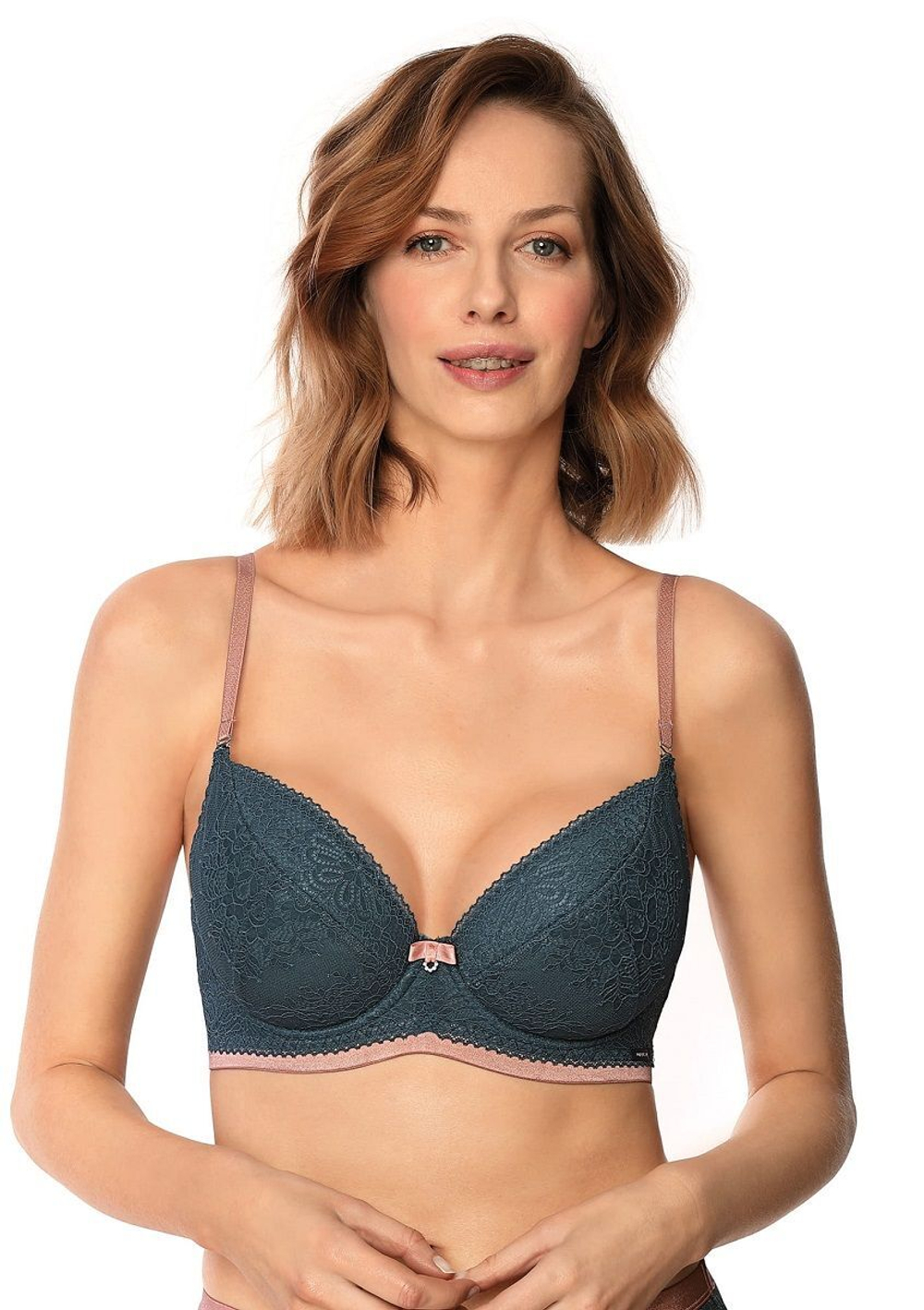 Бюстгальтер пуш-ап Zoya (Размер: 75B) (Цвет: темно-бирюзовый)