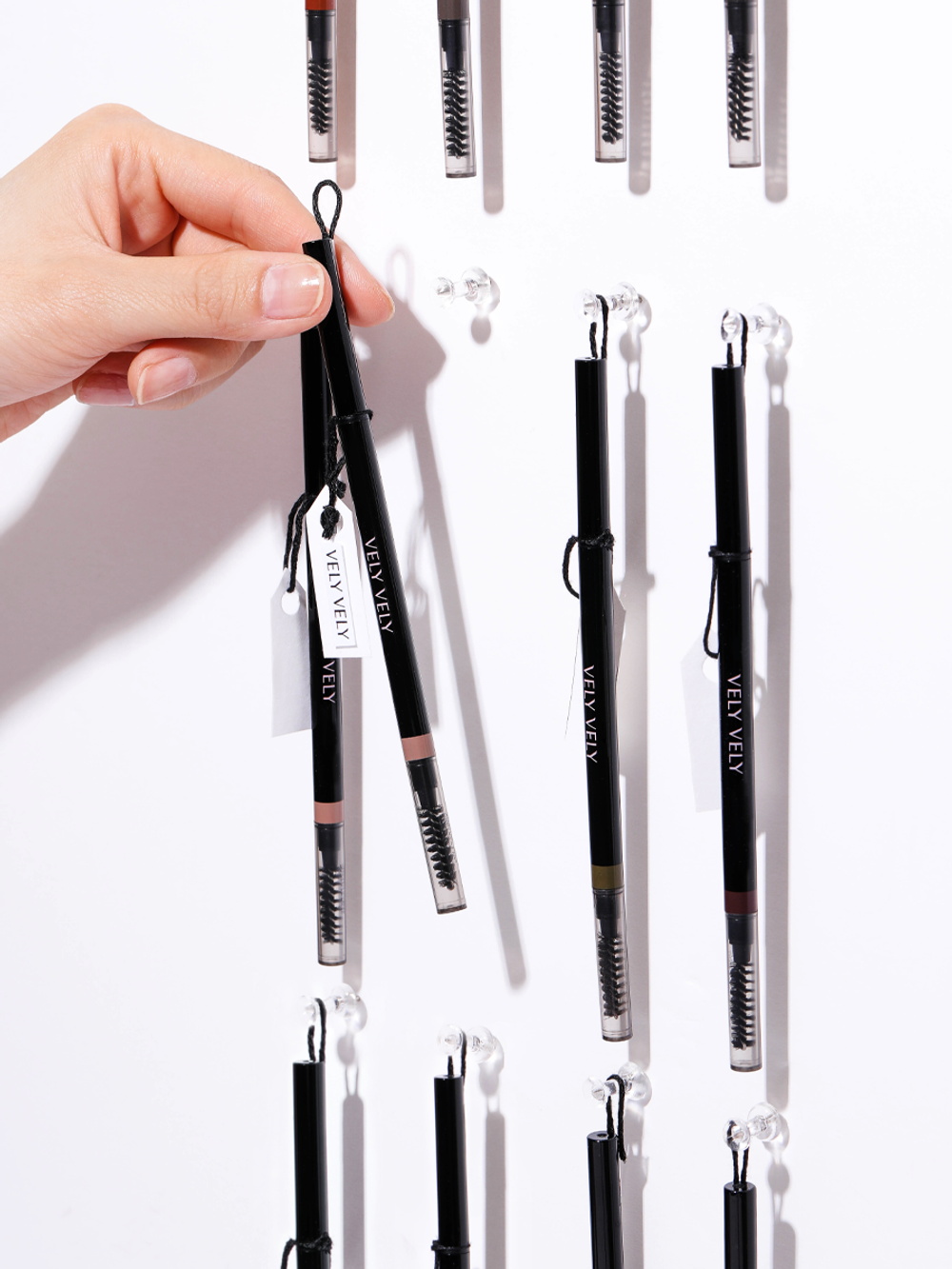 Vely Vely Карандаш для бровей из микрофибры – шоколадный Microfiber Brow Pencil – Choco B 0.09 гр