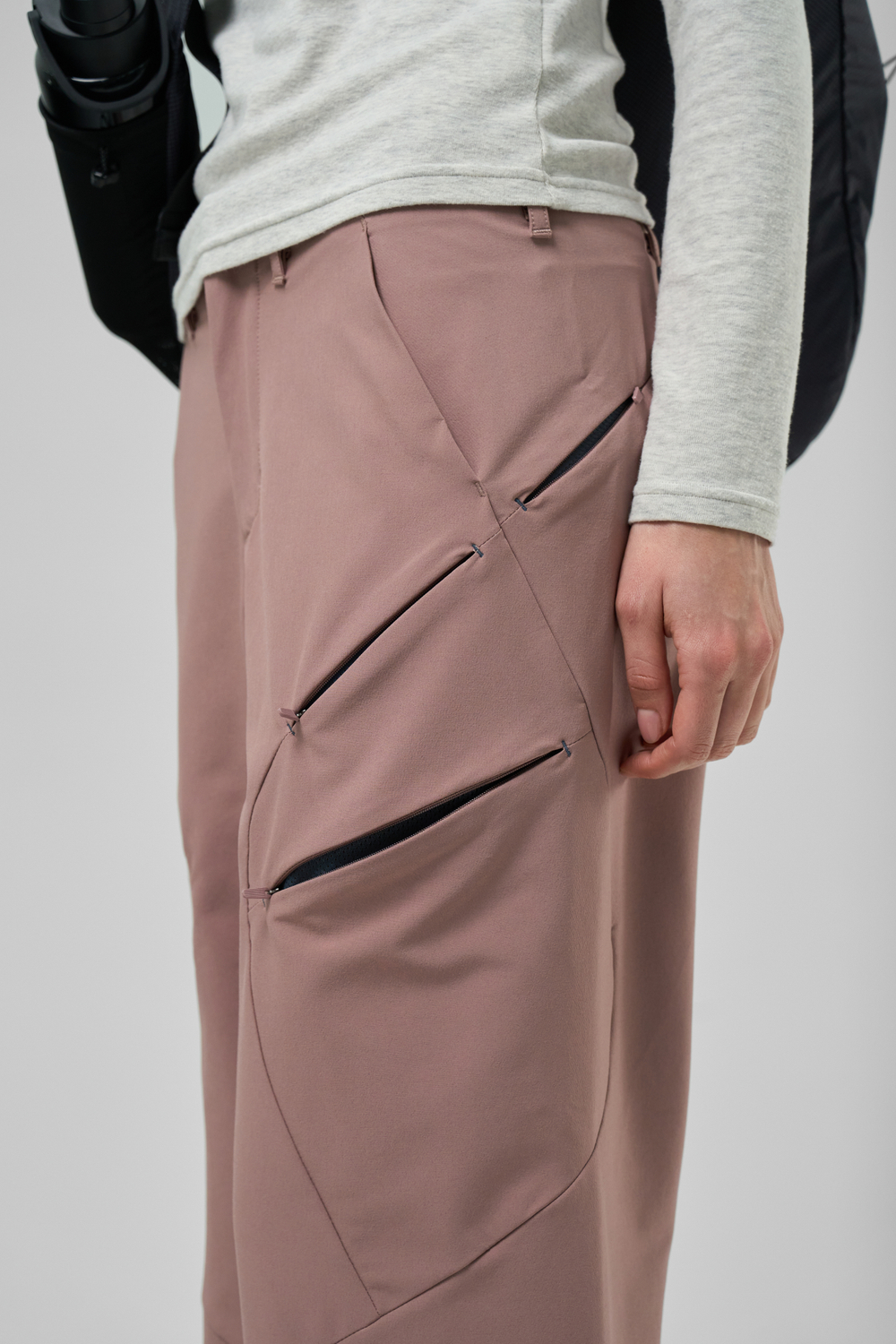 Брюки Nothomme Monterest Techwear Style Pants "Rubber Powder"