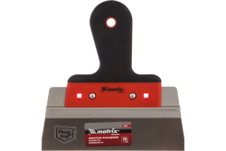 Шпатель фасадный из нержавеющей стали, 200 мм, узкое полотно, 2-комп. ручка// Matrix (Матрикс)