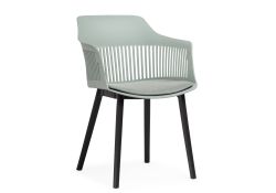 Пластиковый стул Crocs light green / black