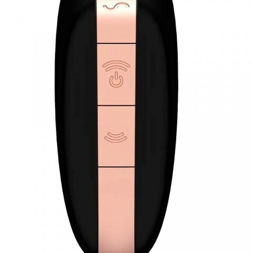 Вакуумный клиторальный стимулятор с вибрацией Satisfyer Love triangle black