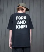 Футболка Hardlunch оверсайз F&K черная