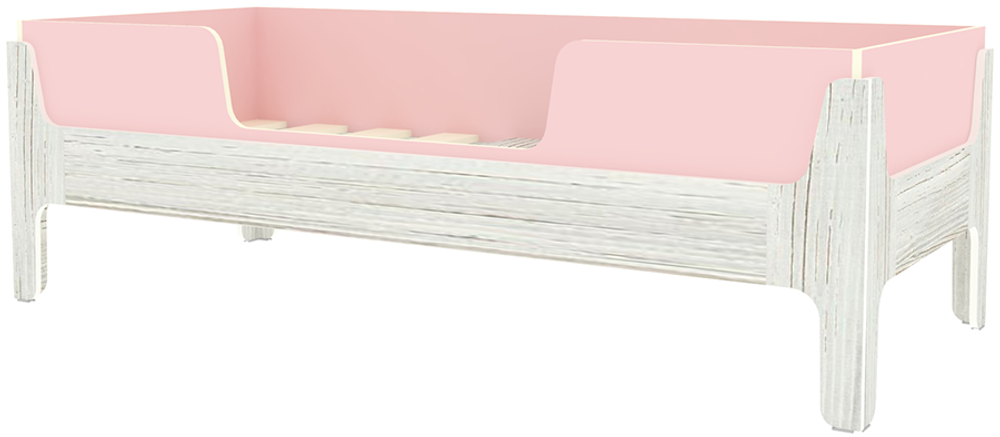 Кровать односпальная КарИВи ЛотосВинтерберг Розовый