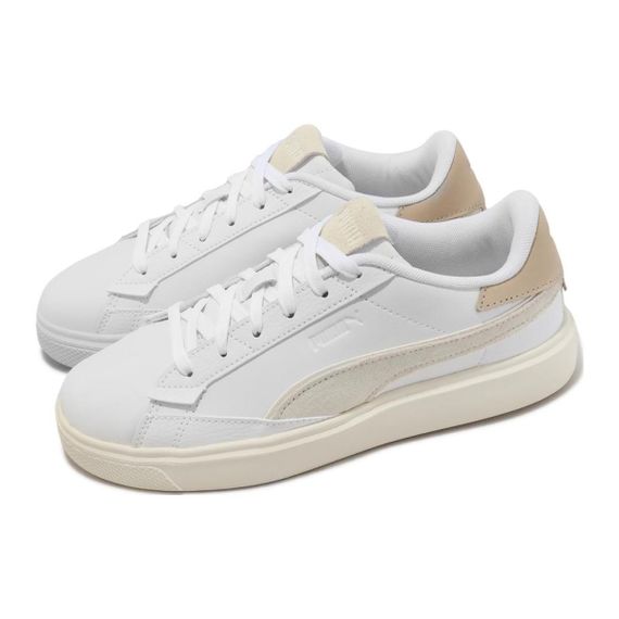 PUMA Lajla Кроссовки для скейтбординга Низкие Бежевые Белые Женские