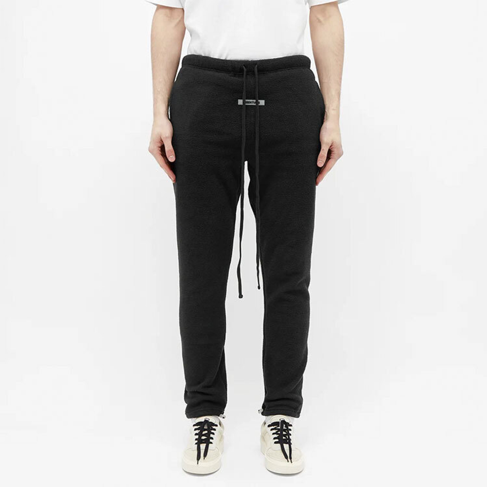 Штаны Fear of God Essentials SS20 Polar Fleece Pants Black, FOG-SS20-280