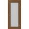 Купить Межкомнатная дверь экошпон Турин 501.2 орех остеклённая