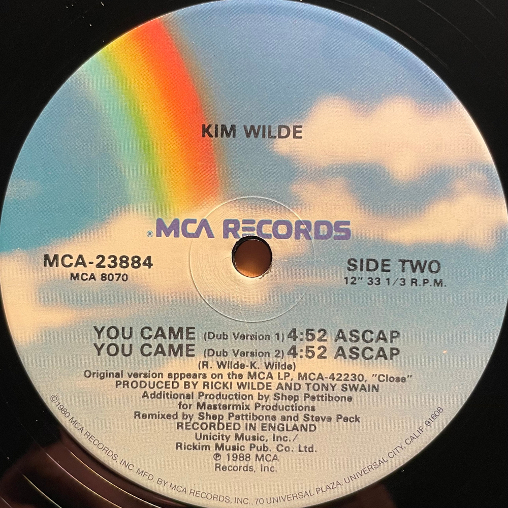 Kim Wilde ‎– You Came (США 1988г.) EP