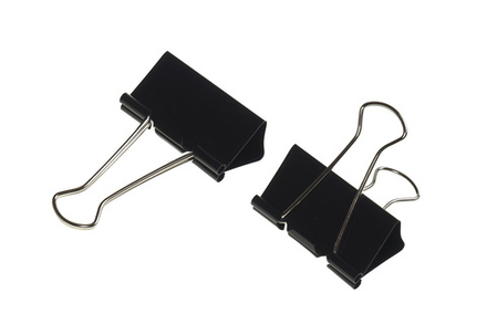 Зажим для бумаг металлический 51мм черный 12шт/уп Attache цена за 1шт