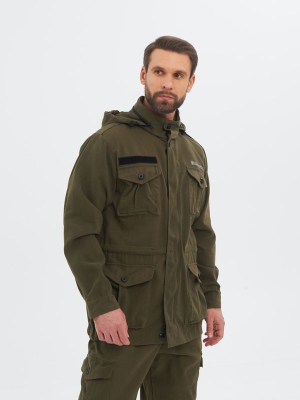 Костюм летний Крафт ткань Смесовая цвет Хаки