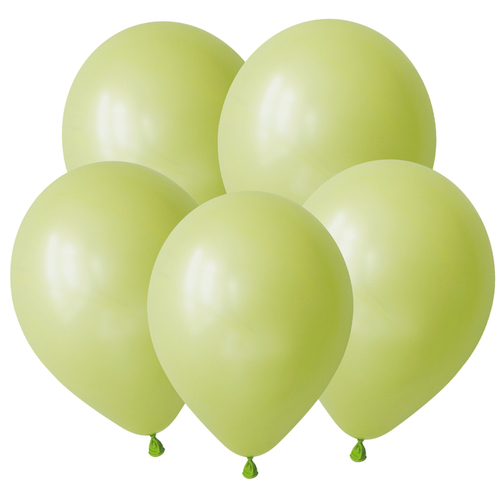 Шар 12" Лаймовый Макаронс, пастель / Lemon Macarons Deco