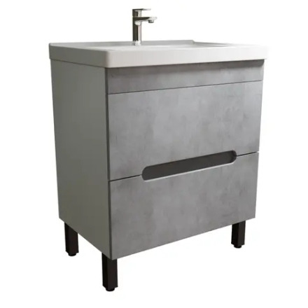 Тумба с раковиной Честер -70 Бетон