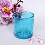 Подсвечник «Oasis-Glass» 7*8см цвет голубой