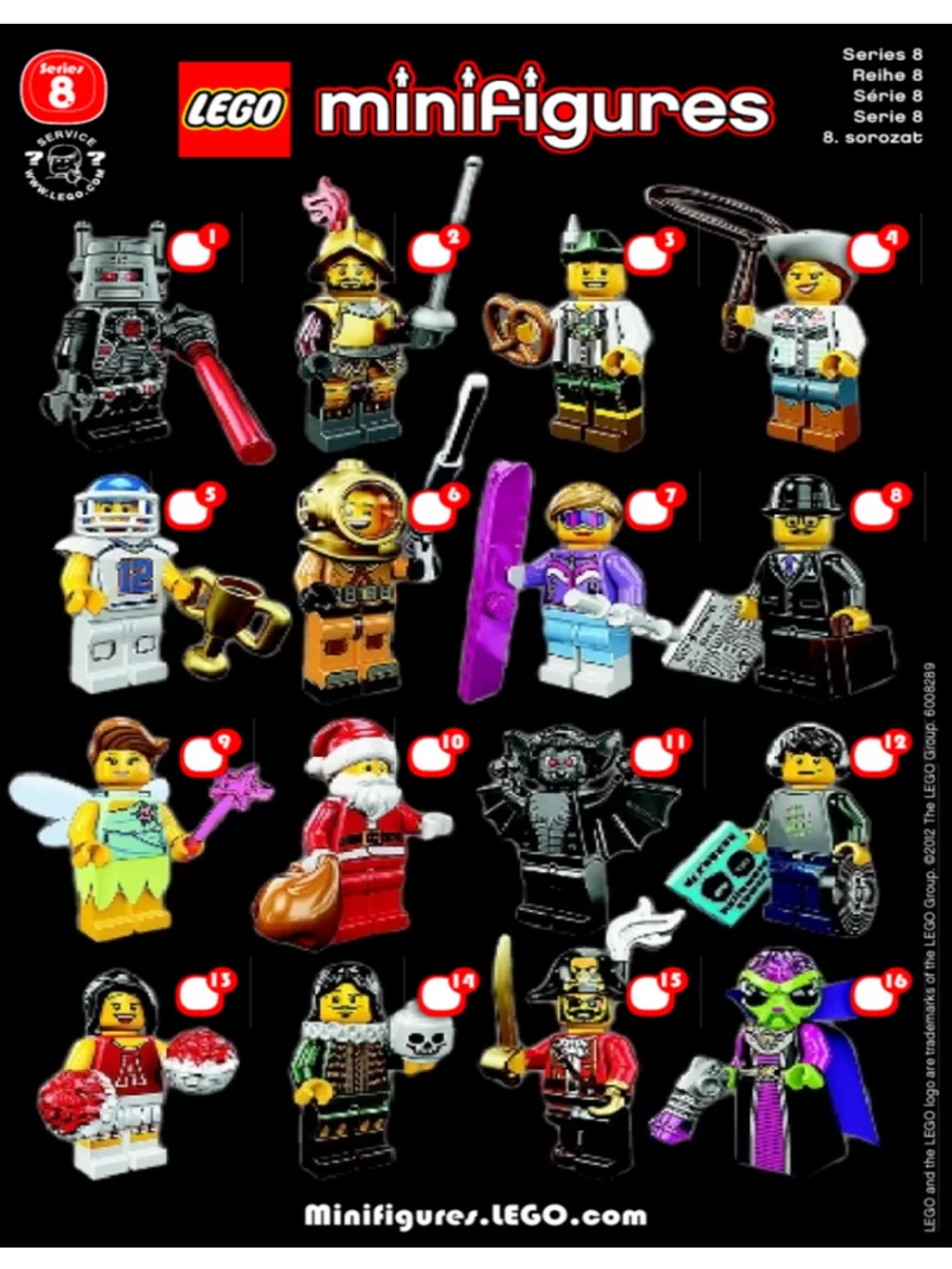 LEGO Minifigures 8833 series 8 серия Бизнесмен