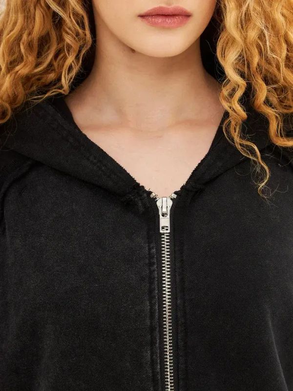 Худи Zip Гранж графит - фото 5