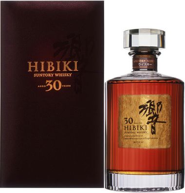Whiskey Suntory Hibiki 30 years, 0,7 gift box