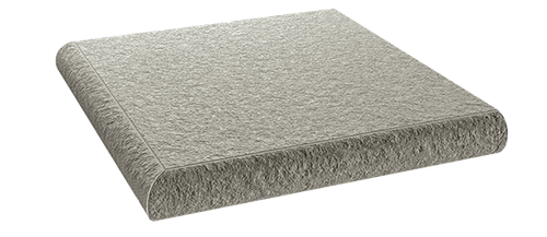 Колизеум Керамогранит Кортина серый  Ступень Угловая Луна 32,5*32,5