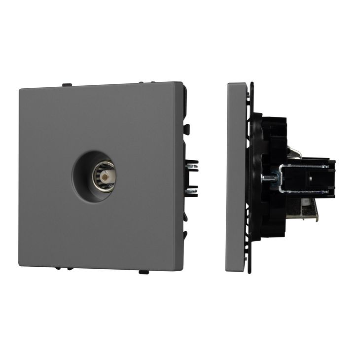 Механизм телевизионной розетки SCT-NOBE-MTV1-SFPL-GR Arlight 054295