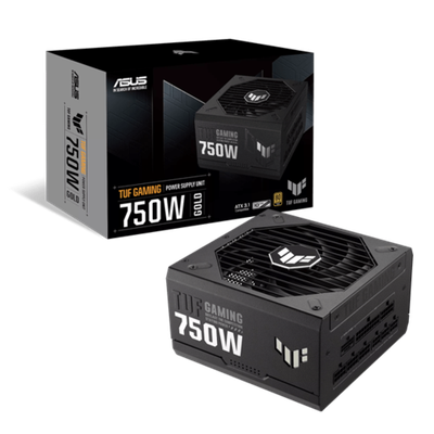 Блок питания ASUS  750W, TUF Gaming 750W Gold, Full Modular, 80+ GOLD, КПД 92%, TUF-GAMING-750G