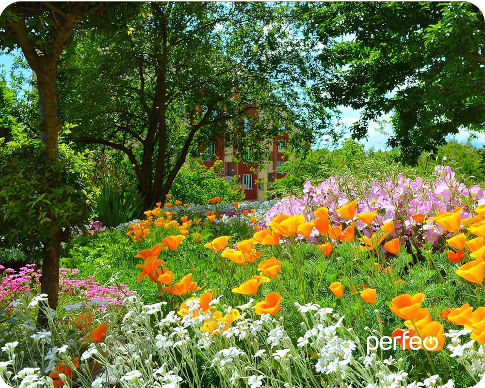 Perfeo Коврик для компьютерной мыши "Природа", Рис.9, (240*200*2 мм),ткань+резиновое основание