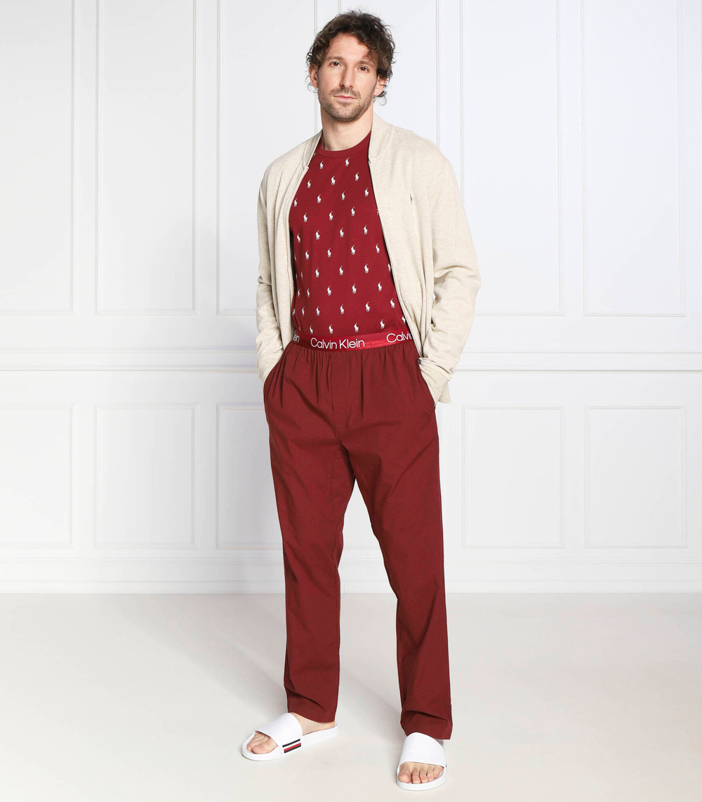 пижамные штаны Calvin Klein Underwear - бордовый(000NM2180E)