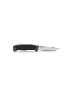 Нож Morakniv Companion MG (S), нержавеющая сталь, цвет хаки, 11827