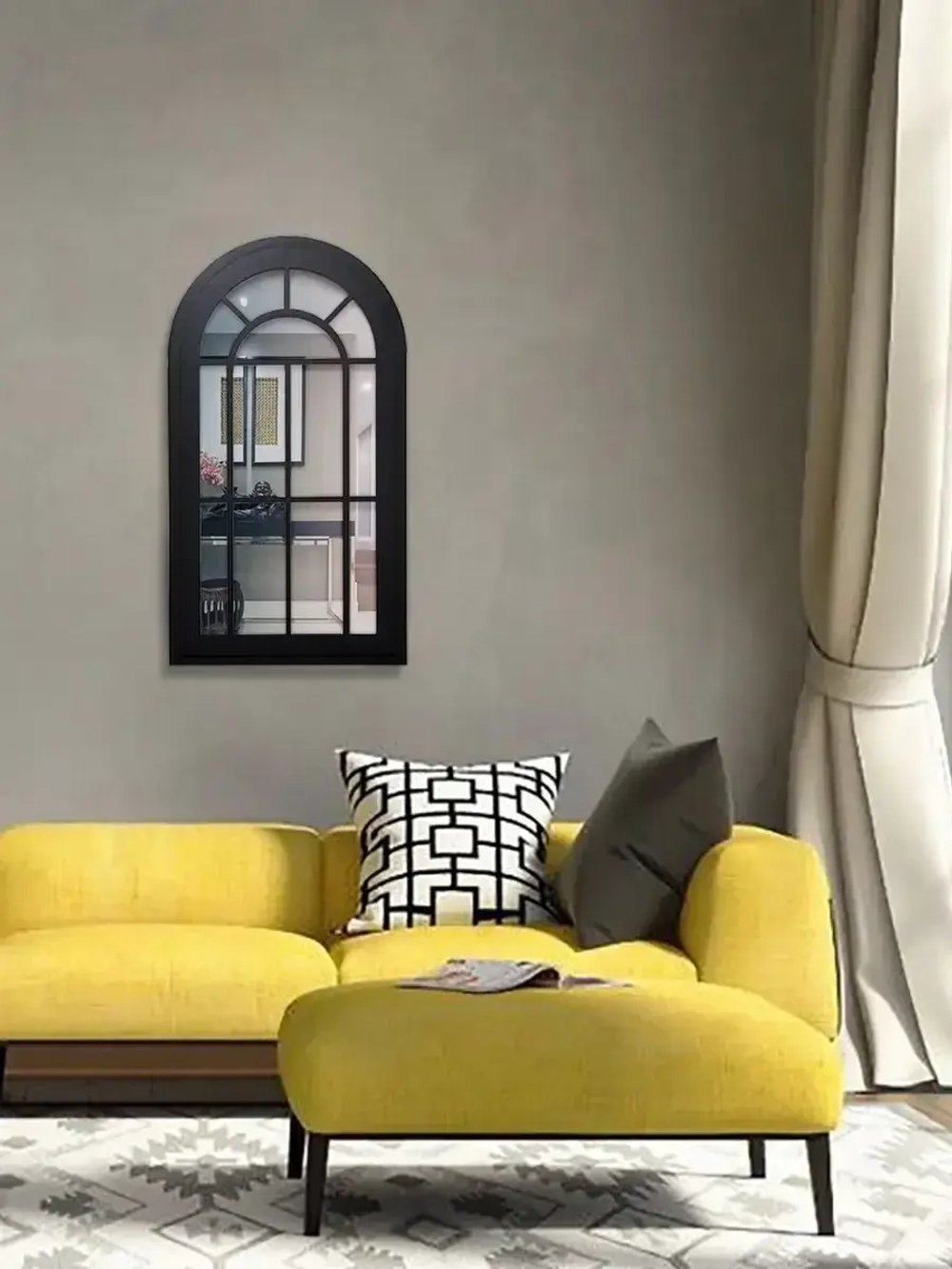 Зеркало настенное для прихожей 66*34 см