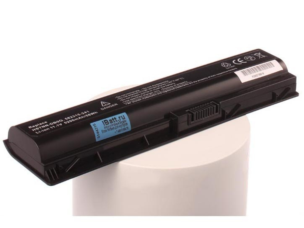 Аккумулятор iBatt 5200mAh, для 586021-001 HSTNN-LB0Q HSTNN-I77C