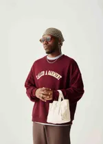 Толстовка Called a Garment College вишневая