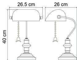 Кабинетная настольная лампа Arte Lamp