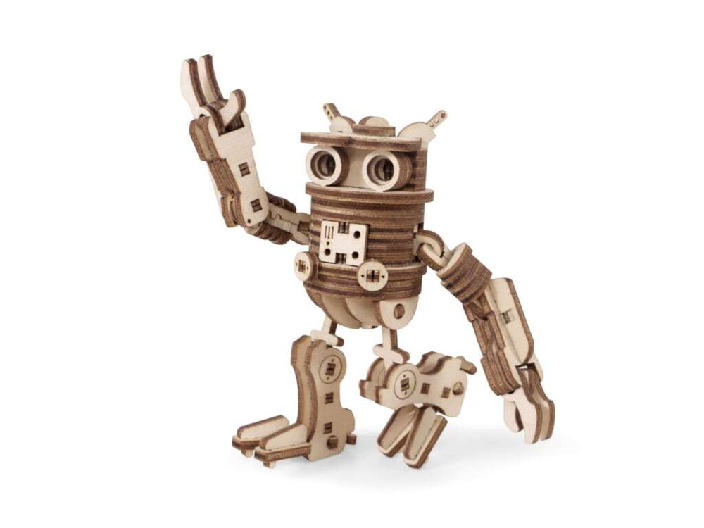 Робот Фил от Lemmo - сборная модель, деревянный конструктор, 3d пазл