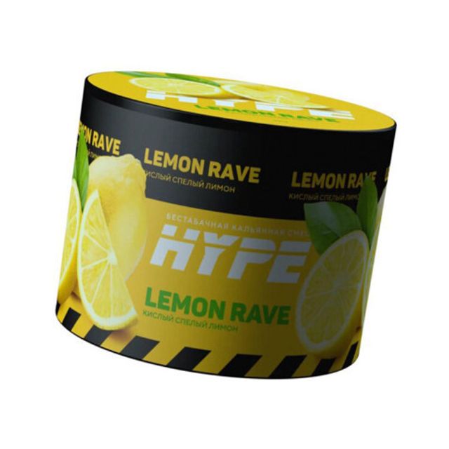 Бестабачная смесь Hype - Lemon Rave 50 г