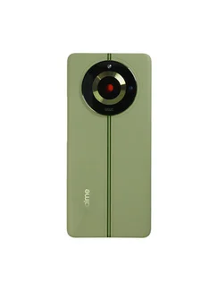 Задняя крышка для Realme 11 Pro зеленая (Green) со стеклом камеры