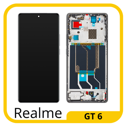 Realme GT 6 5G (RMX3851) Дисплейный модуль с тачскрином) (в рамке) (ORIG-SP)