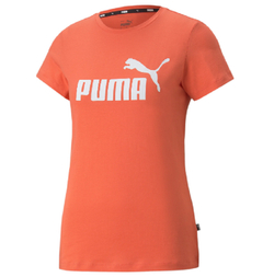 Женская теннисная футболка Puma ESS Logo Tee - salmon