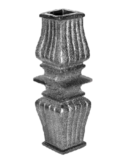 Кованый элемент Вставка в балясину, 142x50, кв:16 вес: 0.53 кг.