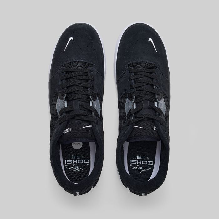 Кеды Nike SB Ishod PRM Black and Dark Grey артикул:DC7232-001 - купить в магазине Дайс
